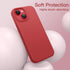 JETech 13 6.1-Inch, Silicone Case for iPhone Silky-Soft Touch Full-Body Protective Phone Case, Shockproof Cover