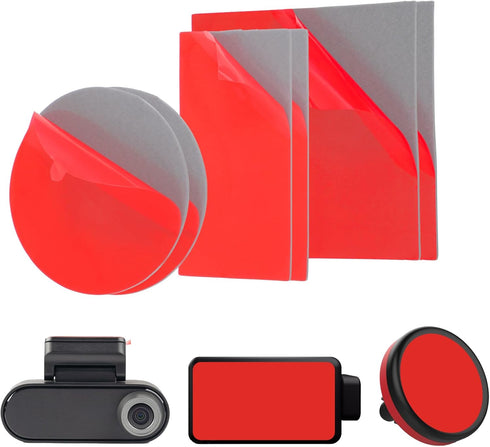 cobee 6 Pcs Double-Sided Adhesive Pads for Dash Cam Mount, Windshield Dash Cam