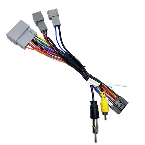 16-Pin 2013-2020 Android Aftermarket Radio Wiring Harness Adapter for Honda Odyssey (Except EX-L Trim), with Antenna