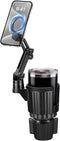 This Hill Magnetic Car Cup Holder Phone Mount, Adjustable Height for iPhone 15/14/13/12 Series MagSafe Case & All Phones
