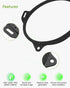 6x9 Inch Rear Deck Speaker Adapter Spacer Ring for Toyota Camry 2002-2011, Corolla 2003-2013, Solara 2004-2009