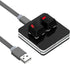 GEEKRIA RGB Meeting Mute Controller Compatible with Windows Zoom App, Mute/Unmute Microphone