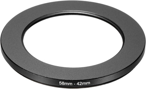 PATIKIL Step Down Ring Adapter 58mm to 42mm, Filter Step-Down Rings Camera