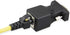 DB9 RS232 COM Male Port to RJ45 Female Connector, DB9 Serial Port Extender to LAN CAT5 CAT6 Ethernet Adapter