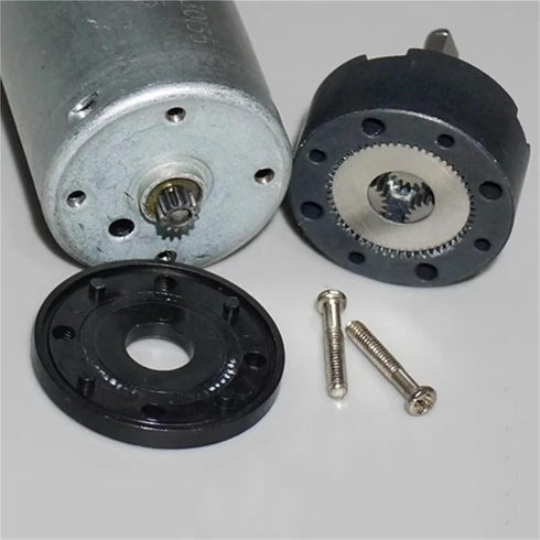 AYEXNSW 5V-12V 310RPM 370 1Pcs DC Mini Full Metal Gear Motor Slow Speed Large Torque Mini Gearbox Reduction Motor DIY