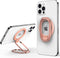 ?2024 Upgraded? SUPERONE Mag Safe Phone Ring Holder, Adjustable Magnetic Kickstand for iPhone 15/14/13/12 - Rose Gold