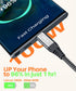 6FT USB C to USB C Cable: 20Gbps Data, 100W Fast Charge, 4K Video for MacBook, iPad, iPhone 15 Pro/Max, Samsung S21,