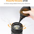 K&F Concept Soft Tip Strong Air Blower, Single Air Intake Camera Lens Blower with Long Nozzle for Digital SLR Lens
