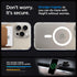 Spigen iPhone 15 Pro Case - Magnetic Ultra Hybrid MagFit, Military-Grade Protection, Anti-Yellowing, MagSafe Compatible