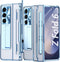 Rugged Full Body Protective Case for Samsung Galaxy Z Fold 6, with Pen & Screen Protector, Camera Lens Cover - Blue