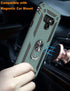 IKAZZ Case for Galaxy Note 9, Military Grade Shockproof Heavy Duty Phone Cover with Magnetic Kickstand