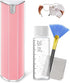 Screen Cleaner, Touchscreen Cleaner for Mobile Phone Tablet Mac, with 20ml Refill, Brush & Wipe Tool - Pink