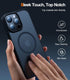 TORRAS Stronger Magnetic Case for iPhone 13 Pro, 12FT Military Grade Drop Tested, Slim Protective Matte Black