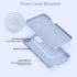 Miracase Liquid Silicone Gel Rubber Case for iPhone 12/12 Pro, Full Body Protection Shockproof Drop Protection, Clove