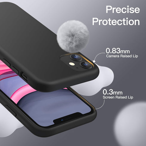 JETech Silicone Case for iPhone 11 (2019) 6.1-Inch, Silky-Soft Touch Protective Case, Shockproof Cover