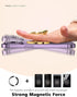 2024 Upgrade Magnetic Phone Grip Holder for MagSafe, Butterfly Kickstand, Adapter Ring Included (Gold White)