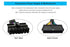 ZLKSKER 24 Pin to 14 Pin Power Supply Cable with Sleeve 12 Inches, 18AWG, ATX PSU Main Power Adapter Cord