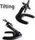 Seaigle 10-27 Inch 18 lbs, 75x75 100x100 mm TV Monitor Stand for Screens, Free Standing Desk Mount with Tilt