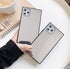 YTanazing for iPhone 11 Pro Mirror Case - Luxury Glass Glossy Rectangle Mirror Shockproof Hard Case, 5.8 inch