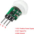 6PCS AM312 Mini Human Sensor Module, HC-SR312 PIR Motion Detector, DC 2.7 to 12V with 10pin Wire