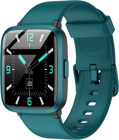 Kummel Smart Watch, Fitness Tracker with Blood Oxygen, Heart Rate & Sleep Monitor, Waterproof Pedometer for Men Women