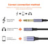 MOSWAG USB C to 6.35mm 1/4 inch TRS Cable, Type C to 1/4 Audio Adapter for Google Pixel, Galaxy Note, Speakers
