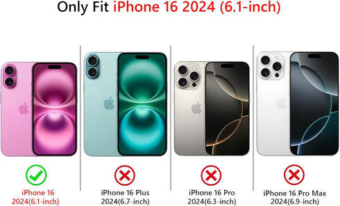 NITITOP 16 Compatible with iPhone Case Cute Clear Floral Flower Pattern for Girls Women Soft TPU Full Camera Lens
