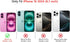 NITITOP 16 Compatible with iPhone Case Cute Clear Floral Flower Pattern for Girls Women Soft TPU Full Camera Lens