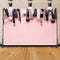 XMJJKUF 8x6.5ft Polyester Makeup Tools Backdrop Pink Makeup Set Backdrop Brush Lipstick Eyeshadow