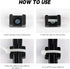 WGYKLRL 20Pcs 100 (22mm) Magnetic Zip Tie Mount and Nylon Cable Ties, Magnetic Cable Clips, Multi-purpose Cable Tie