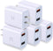 USB Wall Charger Block, Costyle 5 Pack 30W Dual Ports USB Quick Fast Charger 3.0 & 5V 2.4A for Samsung Galaxy, iPhone