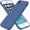 iPhone SE 3rd Generation Case 2022, Liquid Silicone Gel Rubber Cover, Non-Slip Ultra Slim, Dark Blue