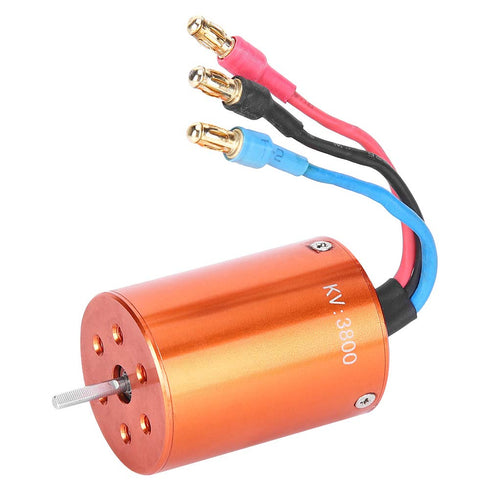 Fayelume 3800KV 2.3mm 1/12 1/14 Brushless Motor, Shaft RC Boat Motor, RC Motor for Remote Control Car, Remote Control