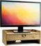 Excello Global Products Wooden Monitor Stand with Drawer for Desktop Organization of Notebooks, Pens, and Office
