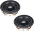 uxcell 3W 4 Ohm DIY Speaker, 40mm Round Shape Replacement Loudspeaker, 2pcs