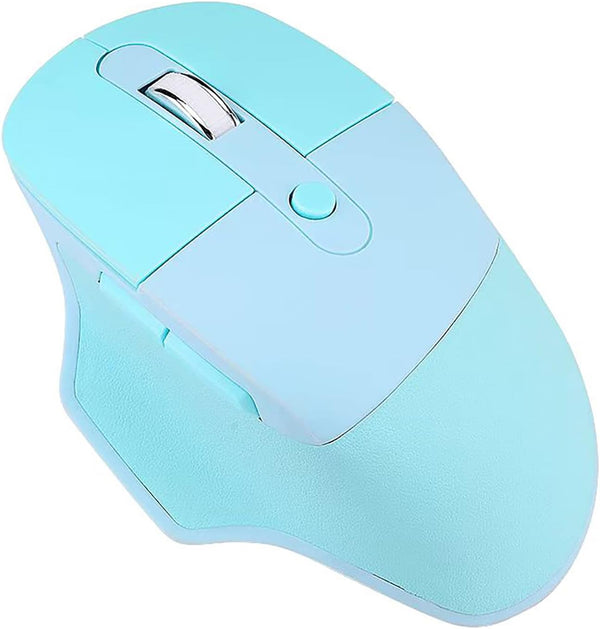 Lomiluskr Ergonomic 2.4G & Bluetooth Dual Mode Wireless Mouse, Soundless Keys, Compatible with Notebook, PC, Tablet,