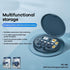 Universal Data Transfer Cable Box for Lightning, USB-C & Micro-USB Devices - Multifunctional Adaptor (Black)