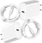 USB C Charger for iPhone, Fast Charging 2 Pack 20W Type C Wall Charger Block with 6FT USB C to Lightning Cable for