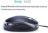 2 Pack Wired Mini Optical Mouse, Ergonomic USB Mouse for Laptop PC Desktop, Compatible with Windows, Linux, Mac (Black)