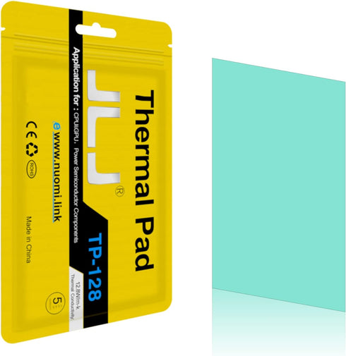 JLJ Thermal Pad, Thermalright Silicone Thermal Pads 80x40x1.5mm, Non Conductive for Laptop Heatsink