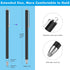 Stylus Pens for Touch Screens,Granarbol Precise Long Stylus Touch Screen Pen with 3 Extra Replaceable Fiber Tips Capacitive Stylus for iPad iPhone Tablets All Universal Touch Devices (3 Pcs)