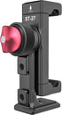 Metal Phone Tripod Mount with 3 Cold Shoes & Arca Port, 360° Smartphone Tripod Adapter for iPhone Samsung Cell Phone