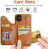 LOHASIC Wallet Case for iPhone 11, 5 Card Holder Phone Cover, Premium PU Leather, Magnetic Clasp