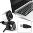 GLOGLOW 4K 640 480 Webcam for PC Desktop Laptop with Microphone, x USB Computer Camera, Plug & Play, Privacy Cover