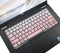 Dell Keyboard Cover Skin for Latitude 5480 5490 7490, E3340 E7450 E7470 E5450 E5470 E5491 E7480, Ombre Pink (US Layout)