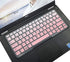 Dell Keyboard Cover Skin for Latitude 5480 5490 7490, E3340 E7450 E7470 E5450 E5470 E5491 E7480, Ombre Pink (US Layout)