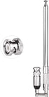 BINGFU 20-1300MHz Police Scanner Antenna 8 Section Telescopic BNC Male Compatible with Uniden