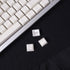 114 Keys White Jade Keycaps PBT Doubleshot Cherry Profile Keycap Set for 61/87/104/108 Mechanical Keyboard