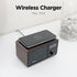 mooas Retro Bluetooth Radio Speaker - Vintage Charging Desk Clock, Portable FM Radio with Hands-Free Calling
