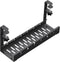 No Drilling Under Desk Cable Management, Metal Cable Management Tray with Clamp, Retractable Power Strip Holder